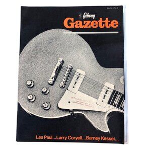 Vintage Gibson Gazette Magazine 1968 Vol. 8 No. 7 Les Paul Feature & Guitar Ads